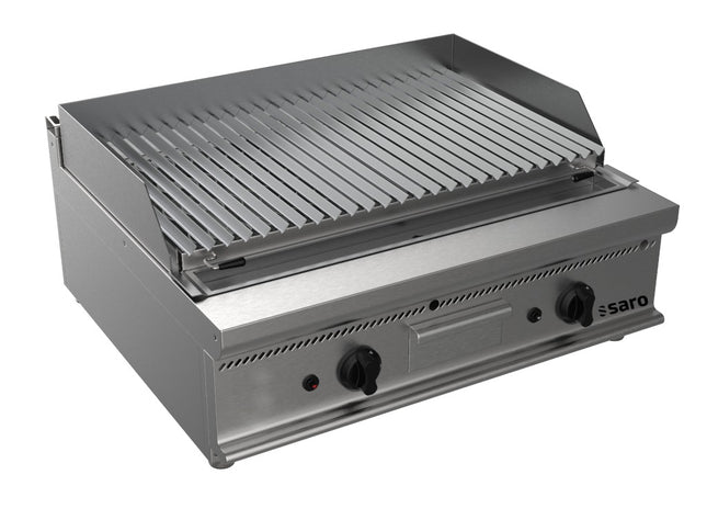 SARO gasgrill med lavasten 
bordmodel E7/BS2BB