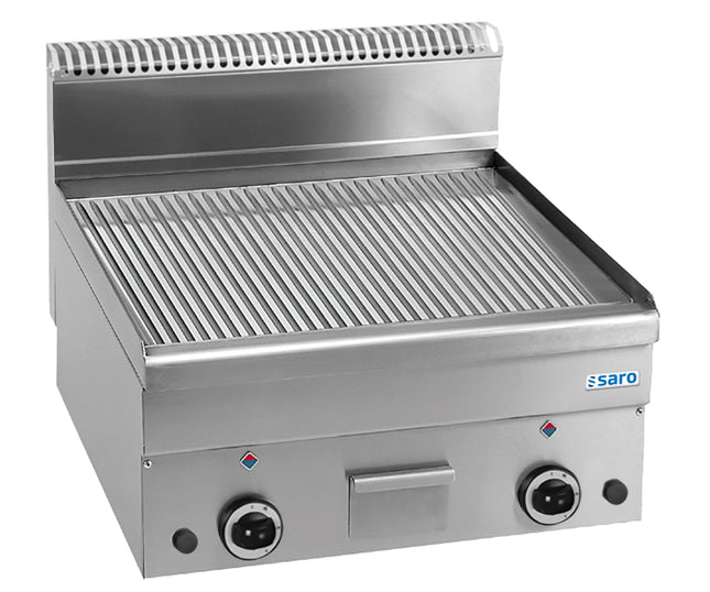 SARO plynová grilovací deska žebrovaná deska 600x600
model GFT66R