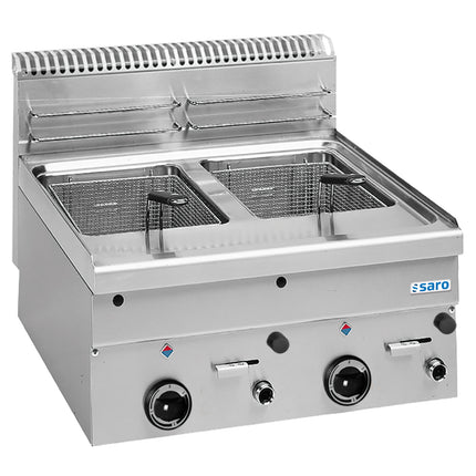 Friteuse à gaz SARO 8+8 L de table 600 Line
modèle GF66