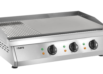 SARO-grillplade (rillet + glat) 
Model FRY TOP GH 760 R