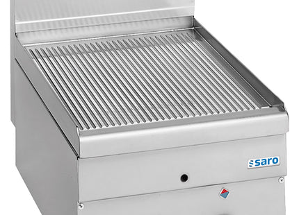 SARO gasgrillplade, rillet, bordmodel GFT46R