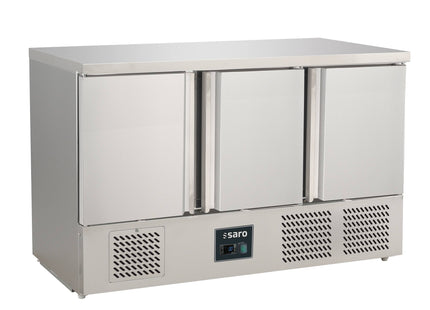 SARO kølebord, 3 døre, 
model S 903 S/S TOP PRO