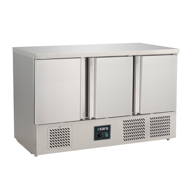 SARO kølebord, 3 døre, 
model S 903 S/S TOP PRO