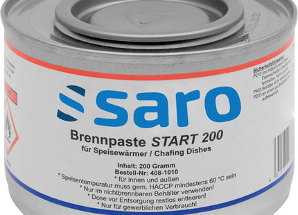 SARO brændepasta, 200-grams dåse 
Model START 200