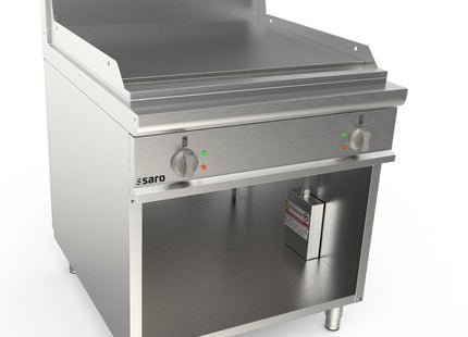SARO elektrisk grillplade, 800 mm bred, fritstående, glat 
Model LQ / FTG4BAL