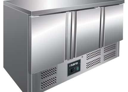 SARO kølebord med 3 døre, 
model VIVIA S 903 S/S TOP