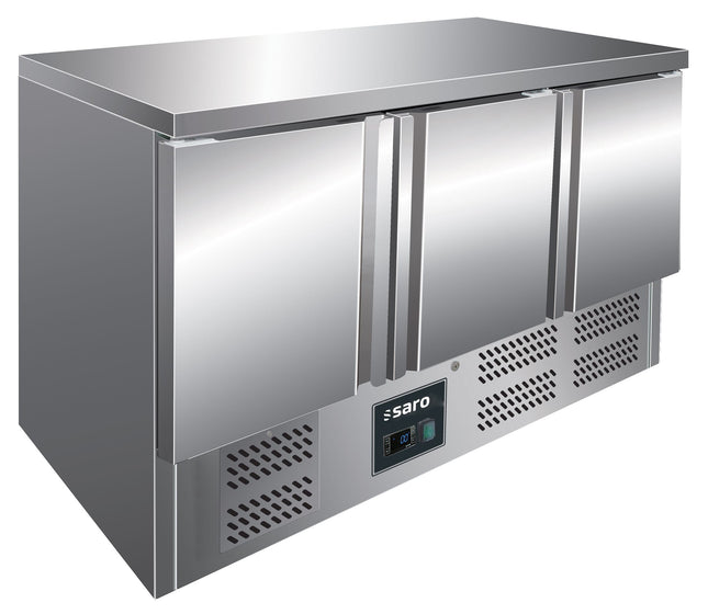 SARO kølebord med 3 døre, 
model VIVIA S 903 S/S TOP