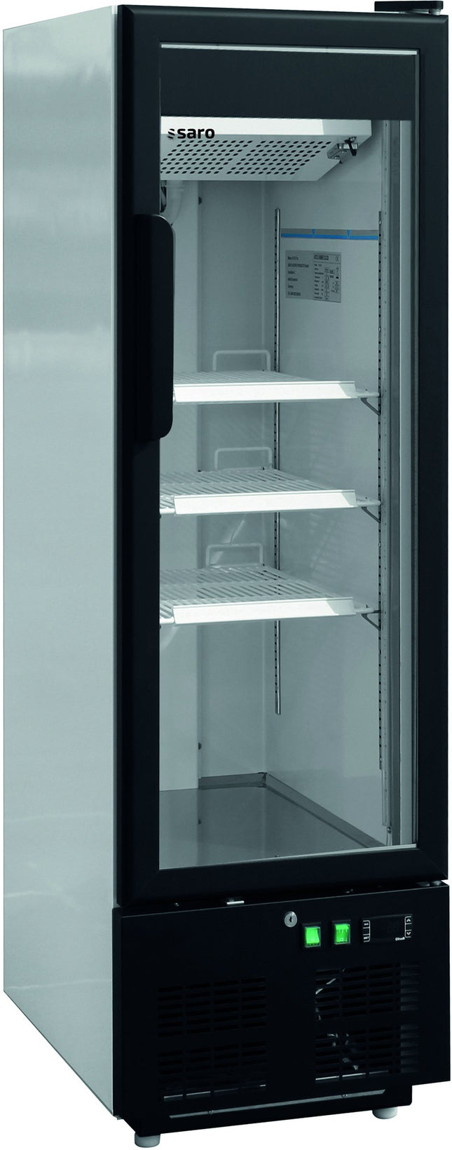 SARO fryseskab med glasdør, 
model EK 199