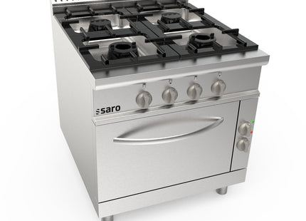 SARO gaskomfur + elektrisk ovn, 4 brændere 
Model LQ / CUG4NE