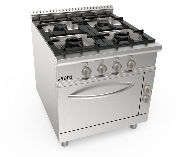 SARO gaskomfur + elektrisk ovn, 4 brændere 
Model LQ / CUG4NE