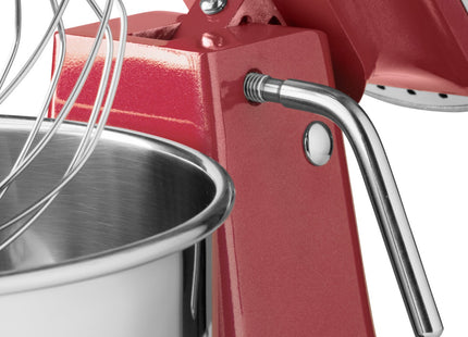 Standmixer – 7 l – bis zu 2 kg Teig – Himbeerrot