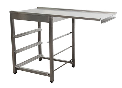SARO Afløbsbord til opvaskemaskine, højre, 1200 mm