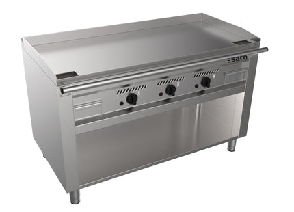 SARO gas-teppanyaki-grill med åben underdel 
Model TEB3/140 G