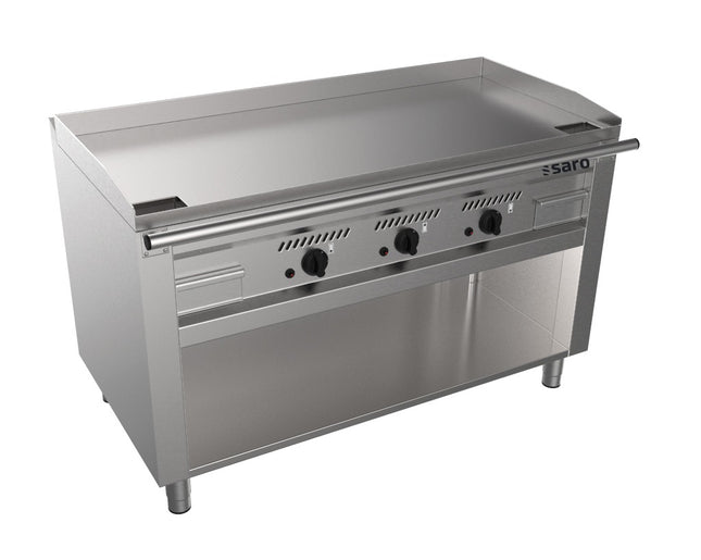 SARO gas-teppanyaki-grill med åben underdel 
Model TEB3/140 G
