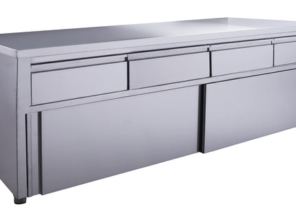 SARO Glidande Dörr skåp - 4 lådor 1800X700mm