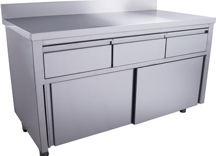 SARO Szafka z drzwiami przesuwnymi - 3 szuflady.1400X700mm z podestem