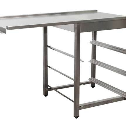 SARO Drain table for dishwasher left side, 1200mm