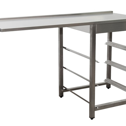 SARO Drain table for dishwasher left side, 1600mm