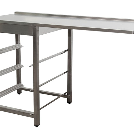 SARO Drain table for dishwasher right side, 1600mm