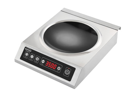 INDUKTIONS-WOK-PFANNE AUS EDELSTAHL ø36