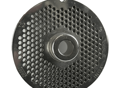 3MM GRINDER PLATE FOR MEATGRINDER 22 - 450KG/H
