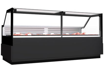 REFRIGERATED MEAT DISPLAY WITH PLATE COOLING RICK 3.0*TRANSPORT ON REQUEST*
