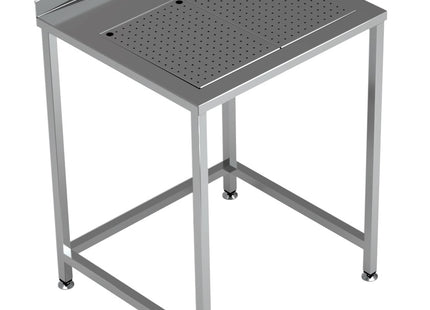 Arbeidsbord med integrert dryppbrett 700x650