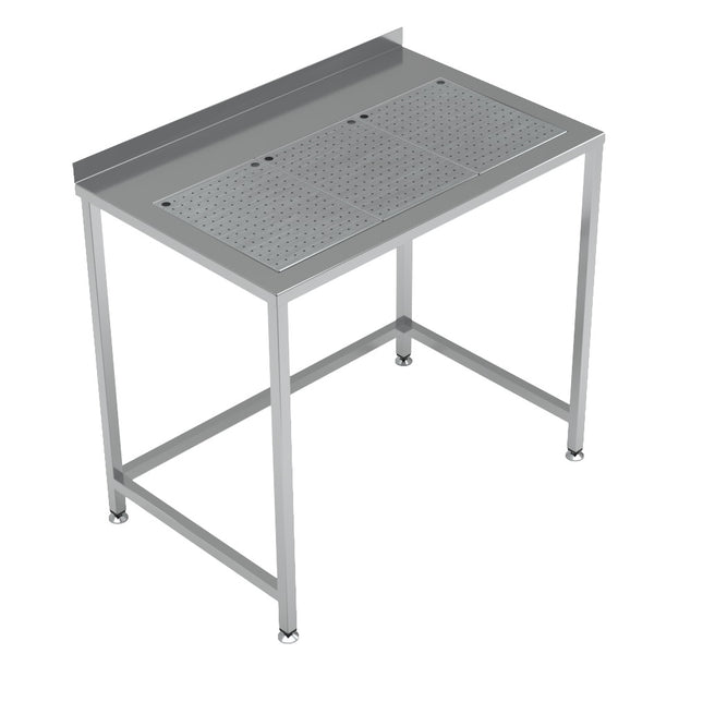 WORKTABLE WITH INTEGRATED DRIP-TRAY 700X650