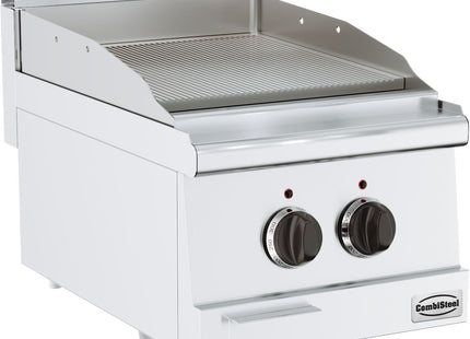 BASE 600 EL. FRY TOP GROOVED