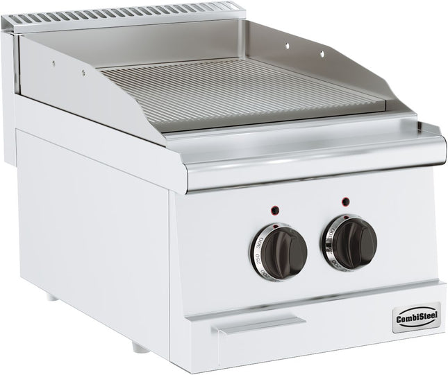 BASE 600 EL. FRY TOP RAINURÉ