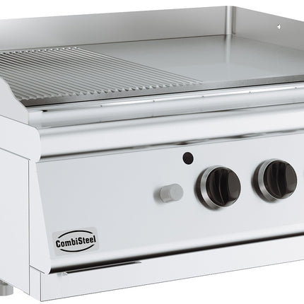 BASIS 700 Bakplaat CHROOM/GEGROEFD