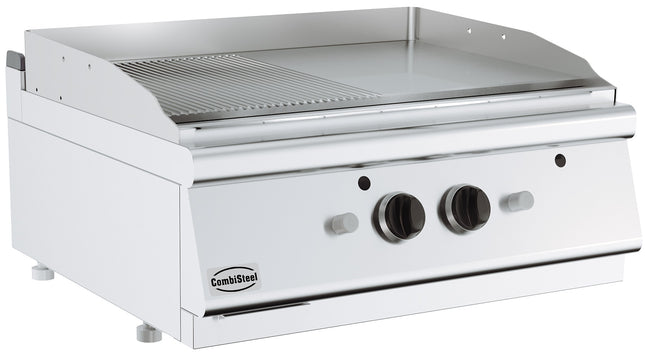 BASE 700 EL. FRY TOP CHROME/RAINURÉ