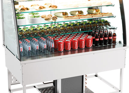 DROP-IN REFRIGERATED DISPLAY 200L OPEN FRONT
