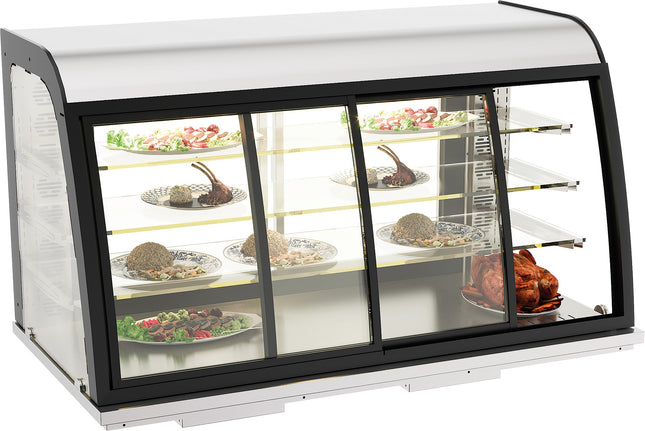 DROP-IN HEATED DISPLAY 140L SLIDING DOORS