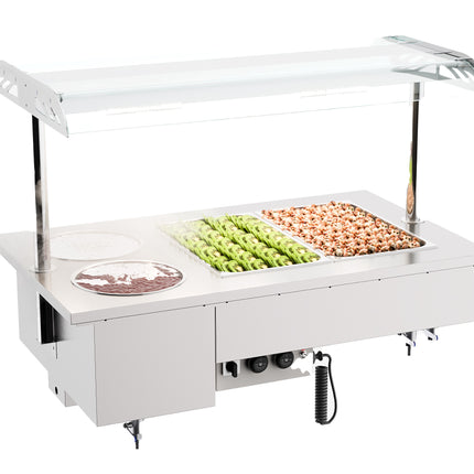 DROP-IN BAIN-MARIE UNIT WITH BOWLS 2/1