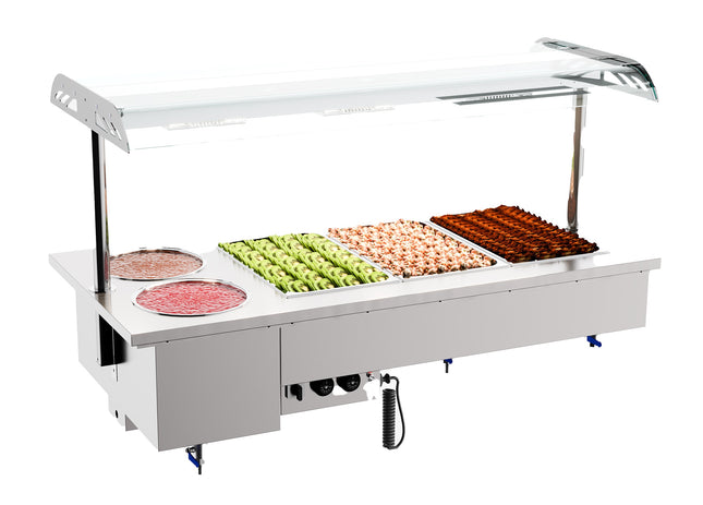 EINBAU-BAIN-MARIE-EINHEIT MIT SCHÜSSELN 3/1