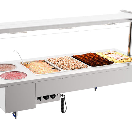 DROP-IN BAIN-MARIE UNIT WITH BOWLS 4/1
