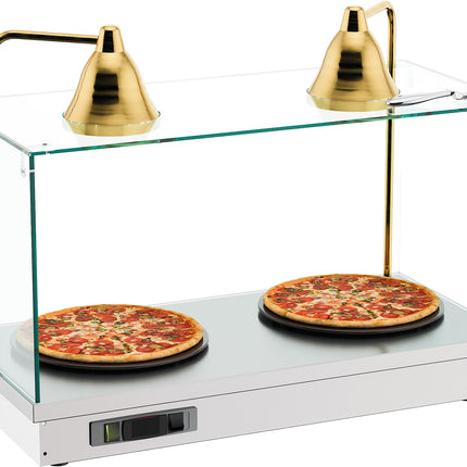 DROP-IN HEATED TOP UNIT WITH 2 HEATING LAMPS