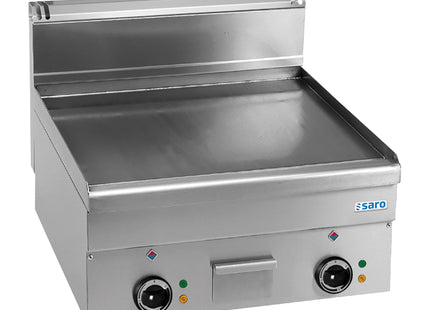 SARO elektrisk grillplade, glat, bordmodel EFT66L