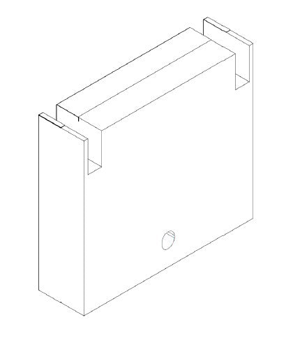 KIT TO CONVERT STRADDLE-TYPE UNIT TO WALL-MOUNTED UNIT 250-100 FOR 7265.0005-0010-0070-1000-1005-1010-1050-1055