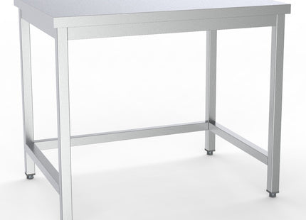 Arbejdsbord med åbent understel – fladpakket – 600 × 1.200 mm