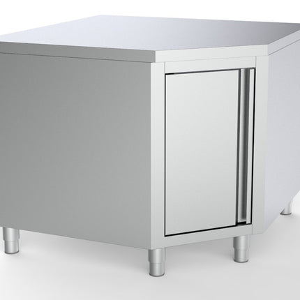 WORKTABLE CORNER WITH DOOR 1000/1000 FOR 700MM TABLES