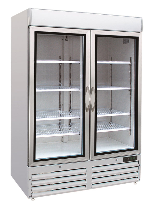 GEFRIERSCHRANK 2 GLASTÜREN