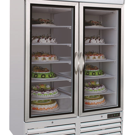 GEFRIERSCHRANK 2 GLASTÜREN