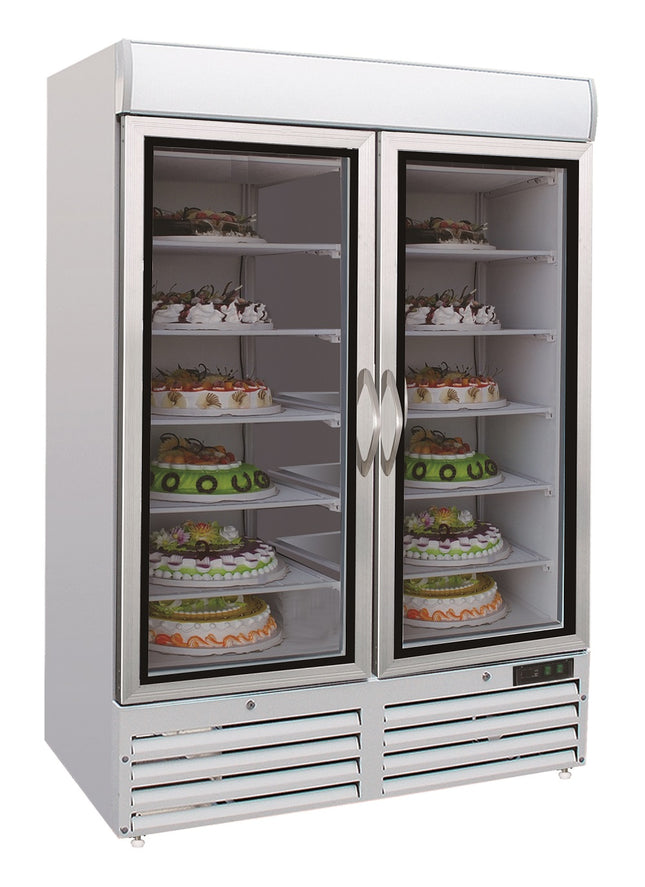 GEFRIERSCHRANK 2 GLASTÜREN