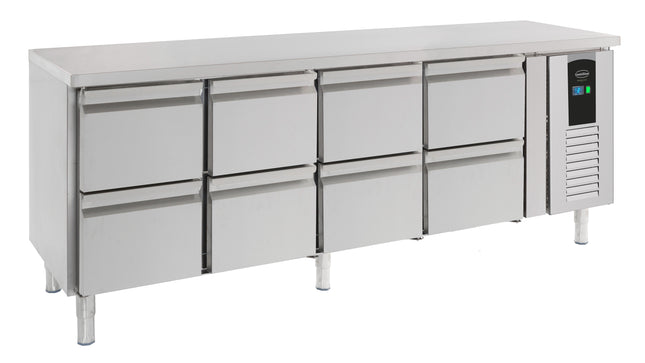 700 Refrigerated Counter 8 Drawers Energy Line
