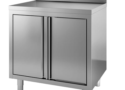 Arbejdsbord - hængslede døre - opstand - 700 x 800 mm
