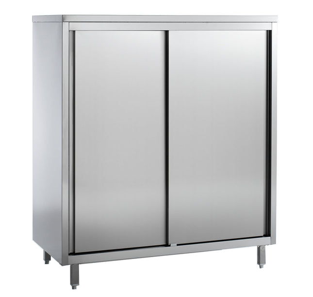 RVS PANTRY 2 SCHUIFDEUREN 4 NIVEAUS 1200