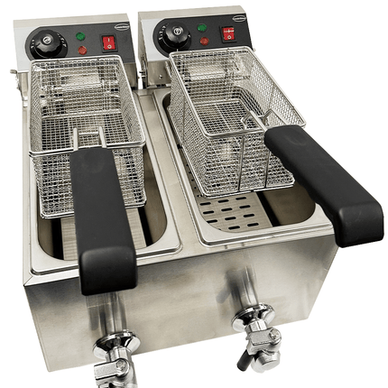 ELEKTRISCHE TEGENFRITEUSE 2X4 L