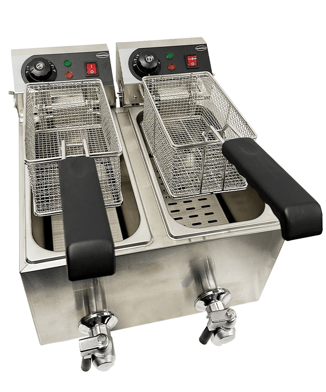 FRITEUSE ÉLECTRIQUE COMPTOIR 2X4 L